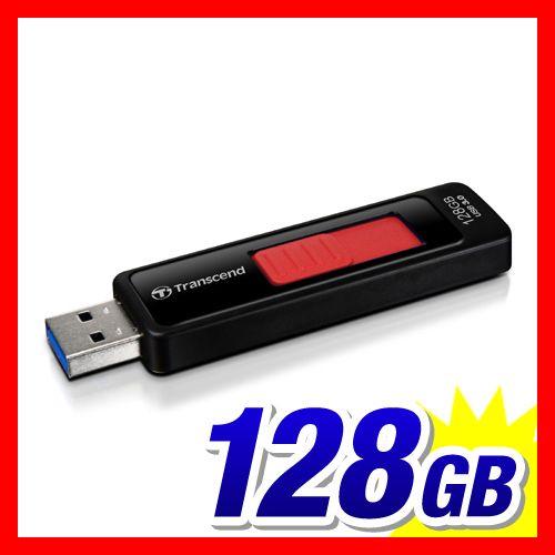 USBメモリ 128GB USB3.0 スライドコネクタ Transcend社製 TS128GJF760 5年保証｜sanwadirect｜05
