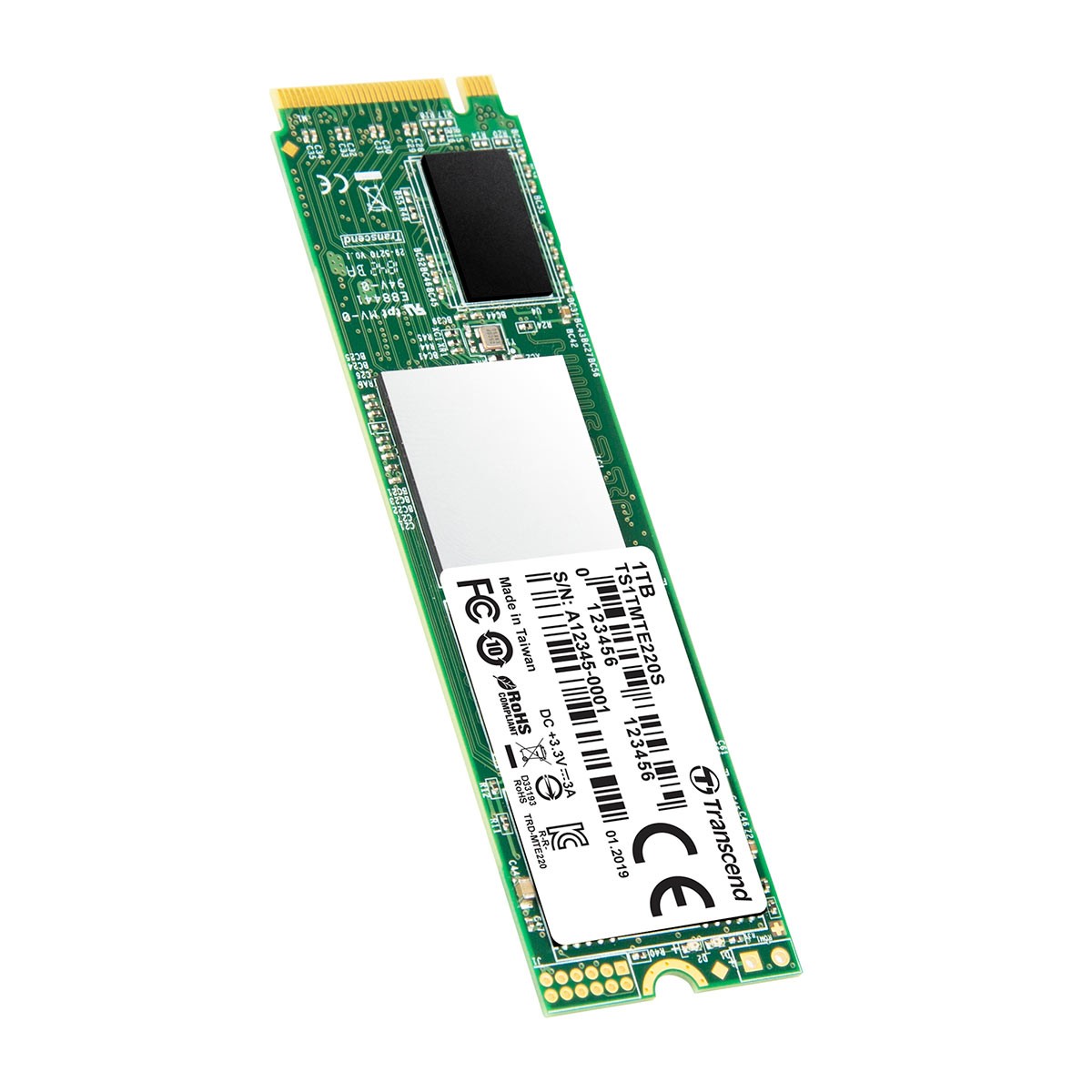 SSD 1TB TS1TMTE220S トランセンド Transcend PCIe M.2 NVMe 1.3準拠