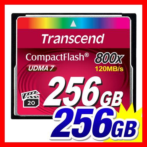コンパクトフラッシュカード 256GB CFカード 800倍速 Transcend社製 TS256GCF800 5年保証｜sanwadirect｜02