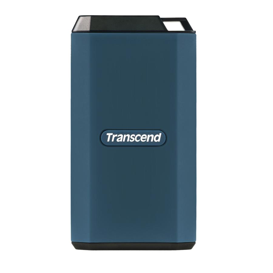 SSD 外付け 2TB ポータブルSSD 最大2000MB/s 小型 耐衝撃 IPX5防水 Type-C / USB A USB20Gbps iPhone16対応 ネイビー Transcend TS2TESD410Cの画像