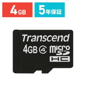 microSDカード マイクロSD 4GB Class4 TS4GUSDC4