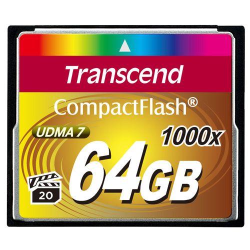 コンパクトフラッシュカード 64GB CFカード 1000倍速 Transcend社製 TS64GCF1000 5年保証｜sanwadirect｜02