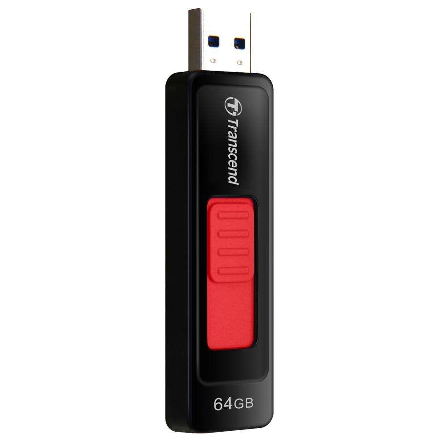 USBメモリ 64GB USB3.0 スライドコネクタ Transcend 5年保証（TS64GJF760）｜sanwadirect｜02