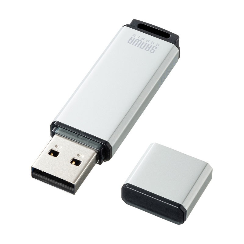 USB2.0 メモリ シルバー 32GB UFD-2AT32GSV｜sanwadirect