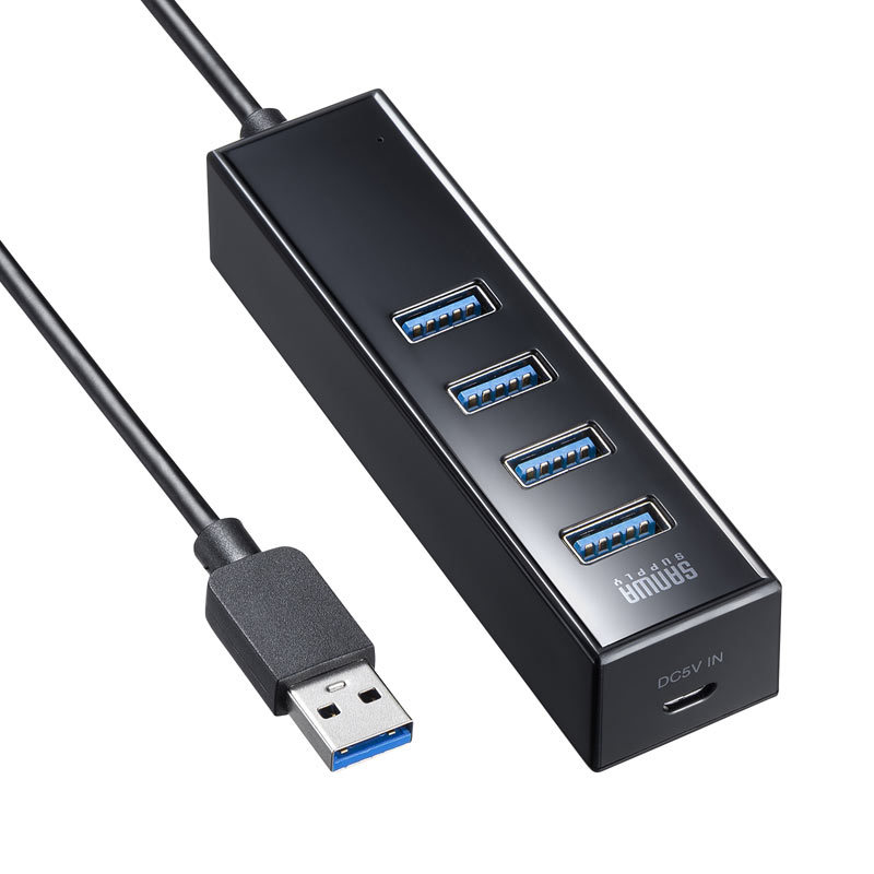 SANWA SUPPLY（サンワサプライ） 磁石付USB3.2 Gen1 4ポートハブ（USB