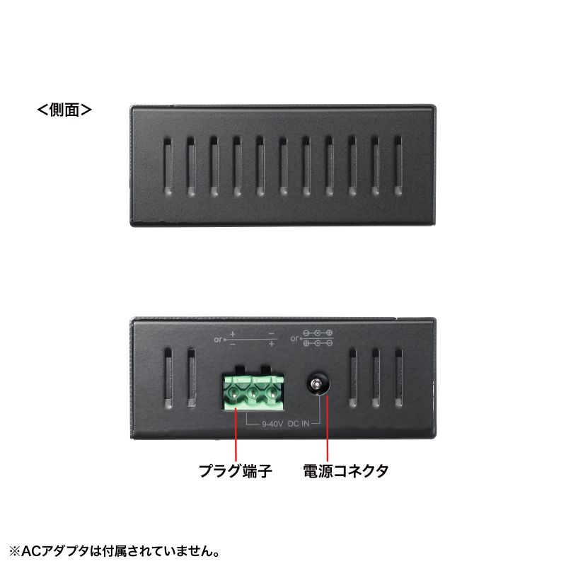 産業用USBハブ 高耐久 4ポート 5Gbps DINレール対応 USB-IF認証品 ESD保護機能 VCCI ClassB取得 USB-3HFA04_9