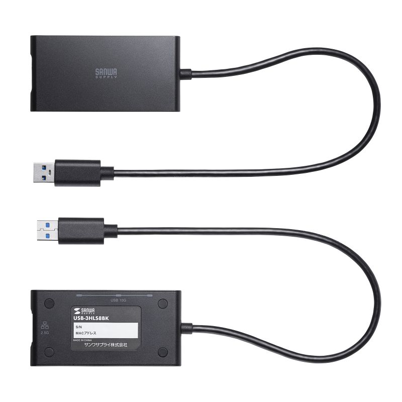 SANWA SUPPLY（サンワサプライ） USBハブ LAN対応 USB A接続 3ポート