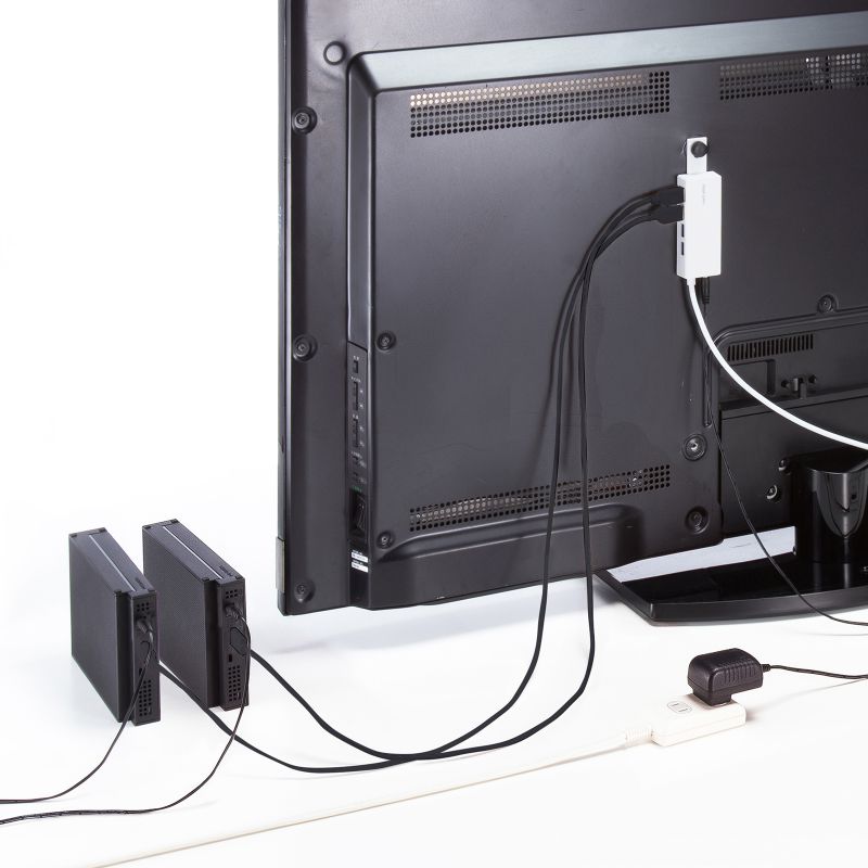 HDD接続対応 USB3.2 Gen1 4ポートハブ（USB-3HTV433W） | SANWA SUPPLY | 12