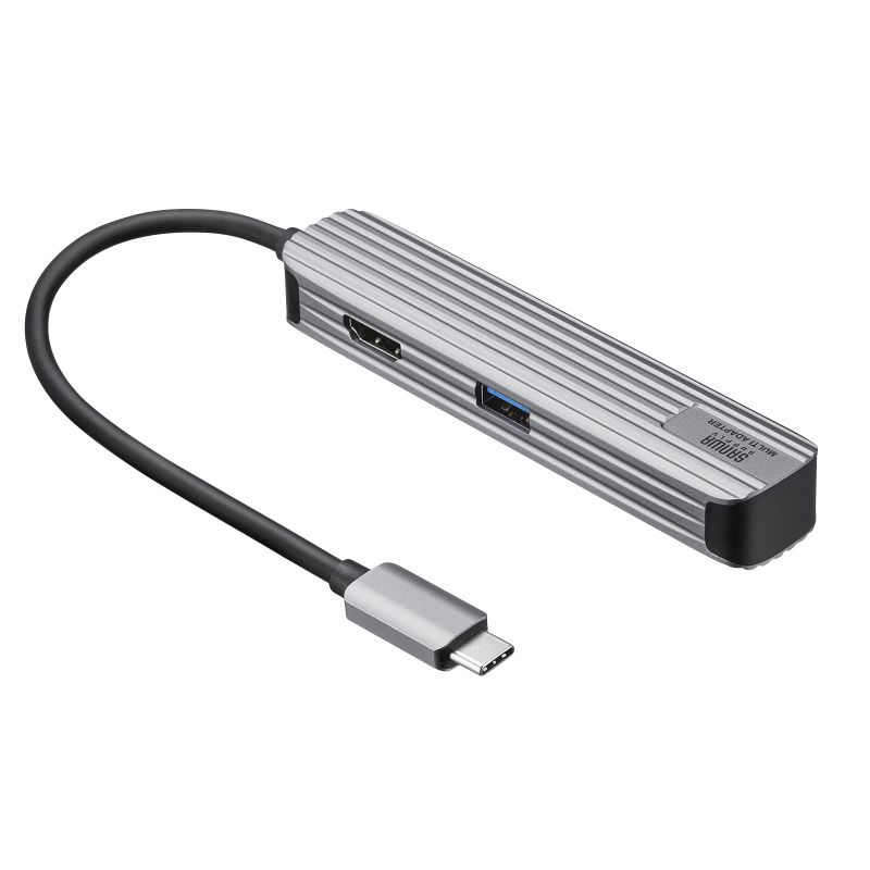 USB Type-Cマルチ変換アダプタ HDMI SD/microSDカードリーダー付き 4K/60Hz DisplayPort Alternate Mode USB-3TCHC5S｜sanwadirect