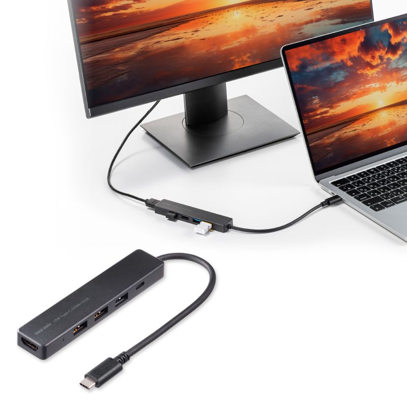 SANWA SUPPLY（サンワサプライ） USB Type-C ドッキングステーション