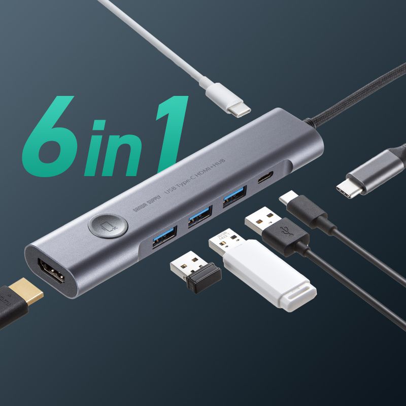 SANWA SUPPLY（サンワサプライ） ドッキングステーション USB Type-C