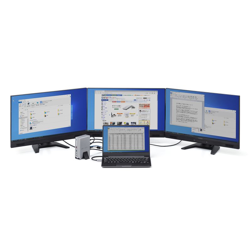 SANWA SUPPLY（サンワサプライ） USB Type-Cドッキングステーション 4K