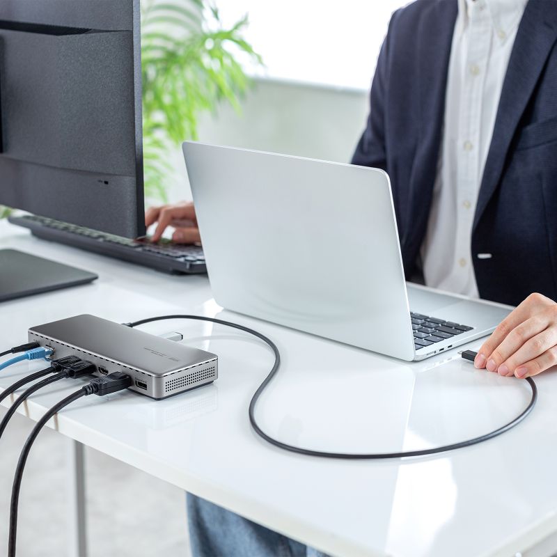 SANWA SUPPLY（サンワサプライ） ドッキングステーション 3画面 4K