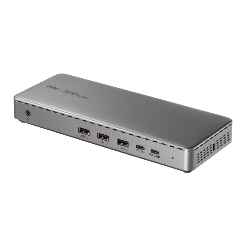 SANWA SUPPLY ドッキングステーション 3画面 4K/60Hz Mac Win対応 USB