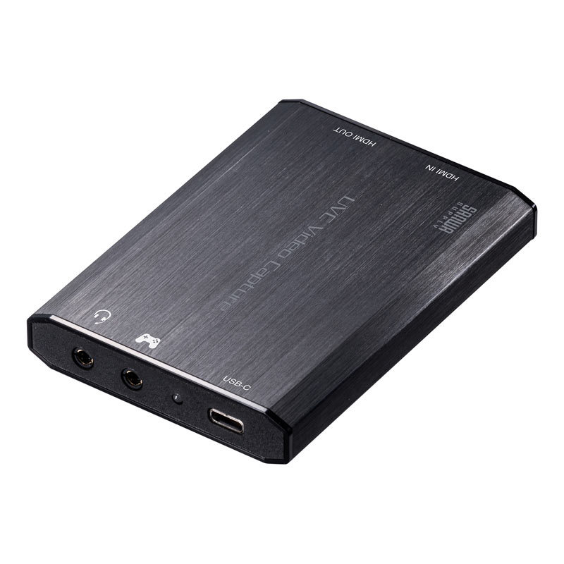 未使用 SANWA SUPPLY HDMIキャプチャー 2台の映像を同時配信 HDMI