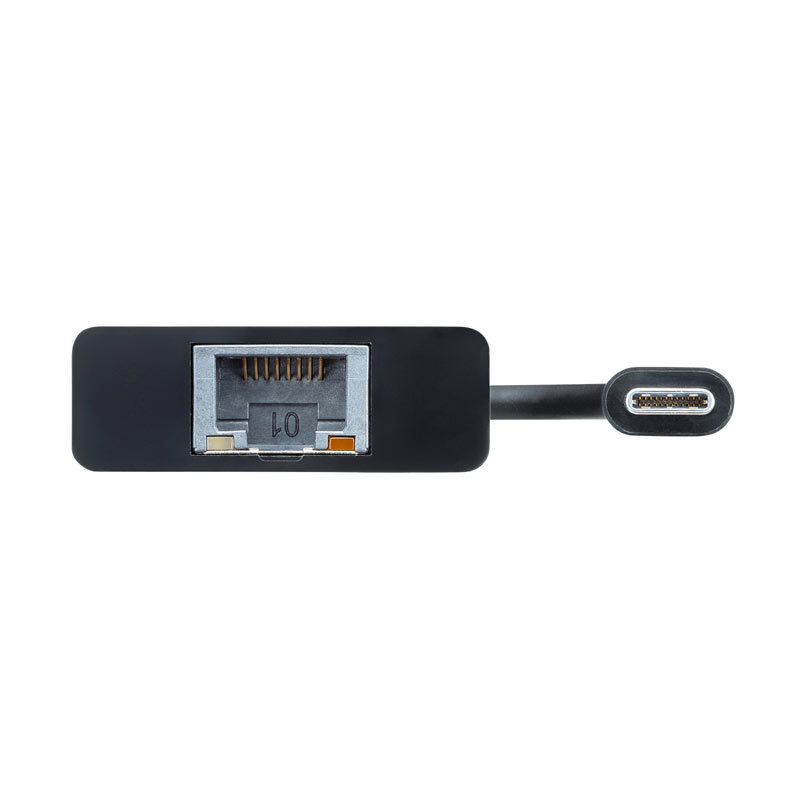 USB3.2 TypeC-LAN変換アダプタ USBハブポート付 ブラック（USB-CVLAN4BKN）｜sanwadirect｜11