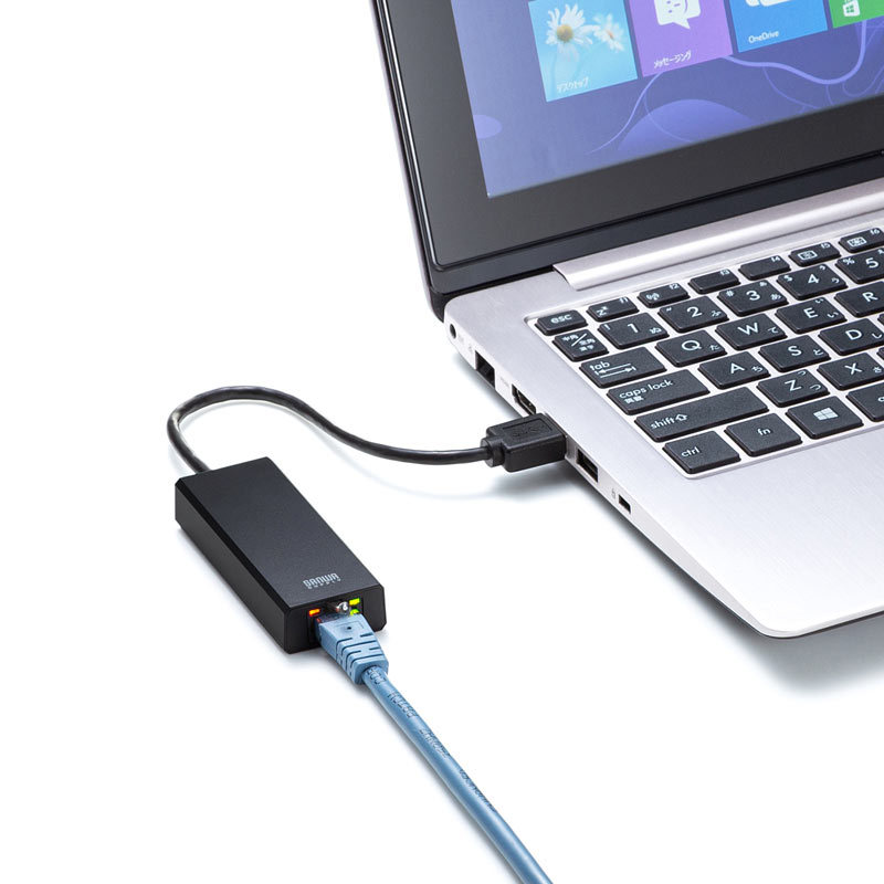USB3.2-LAN変換アダプタ 2.5Gbps対応 USB-CVLAN5BK｜sanwadirect｜09