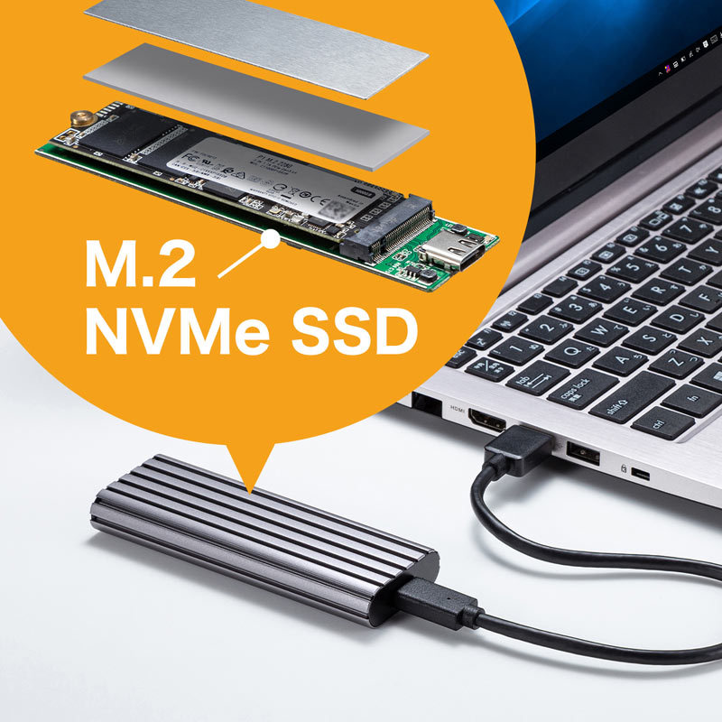 好評セール M.2 - 通販 - PayPayモール PCIe/NVMe SSDケース サンワダイレクト 新作登場HOT - aydana.com