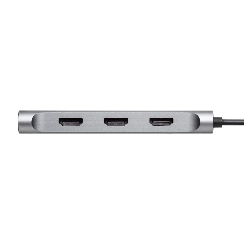 USB-HDMIディスプレイアダプタ 4K/60Hz対応 3画面出力 USB-A/Type-C両対応 変換アダプタ USB-CVU3HD8の画像