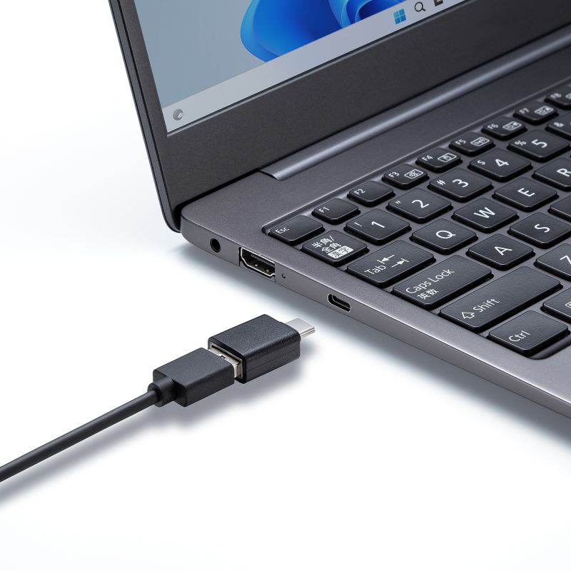 USB-HDMIディスプレイアダプタ 4K/60Hz対応 3画面出力 USB-A/Type-C両対応 変換アダプタ USB-CVU3HD8の画像