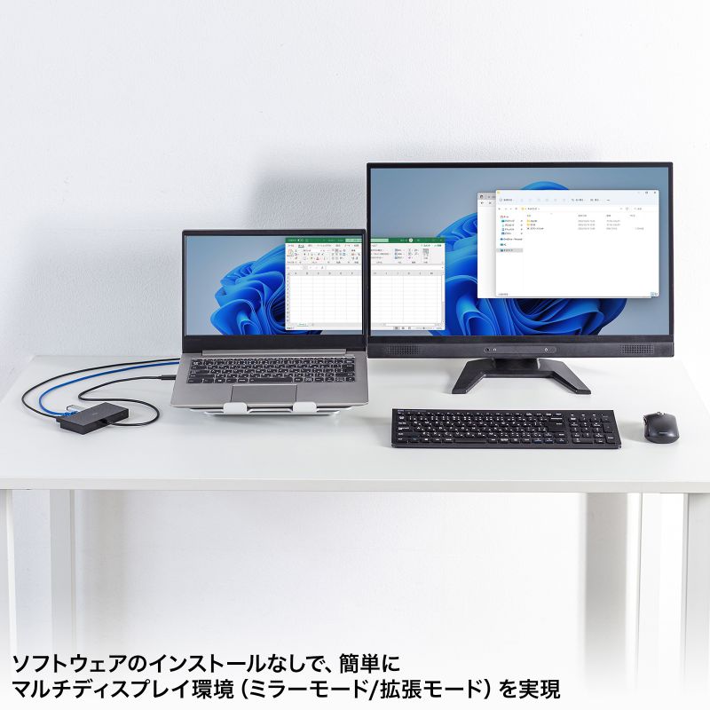 SANWA SUPPLY（サンワサプライ） ドッキングステーション Type-C 接続