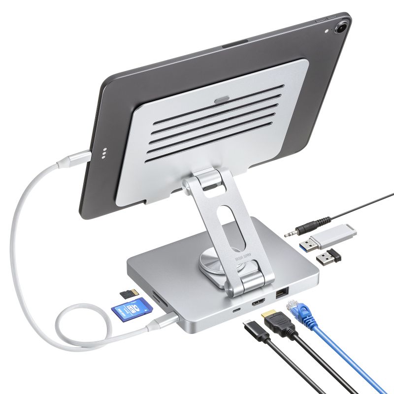SANWA SUPPLY USBドッキングステーション スタンド付き USB Type