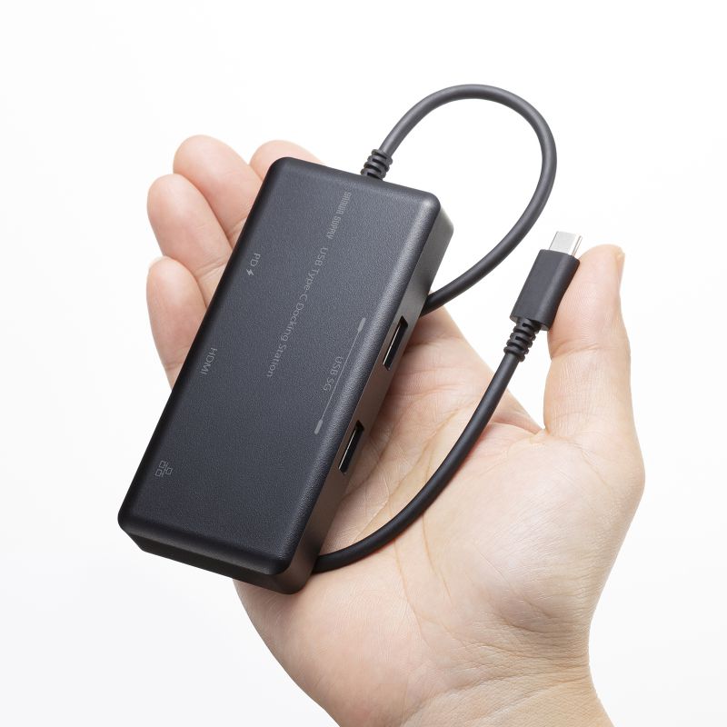SANWA SUPPLY ドッキングステーション Type-C接続 HDMI出力 USB