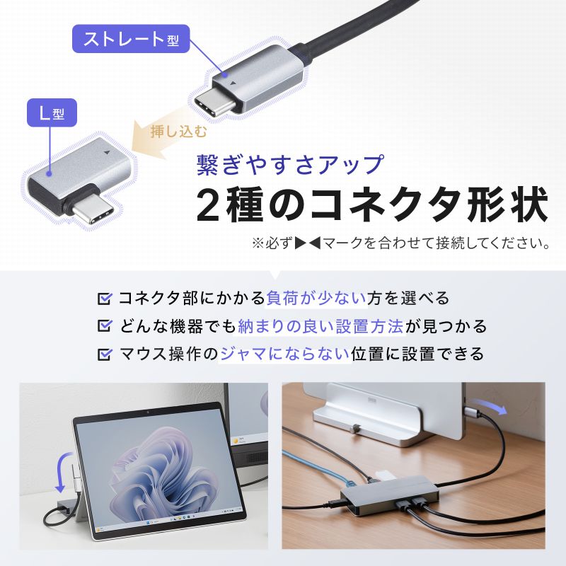 SANWA SUPPLY（サンワサプライ） ドッキングステーション USB-C HDMI