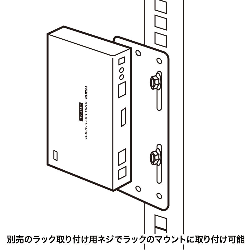 KVMエクステンダー HDMI USB用（VGA-EXKVMHU2） : vga-exkvmhu2