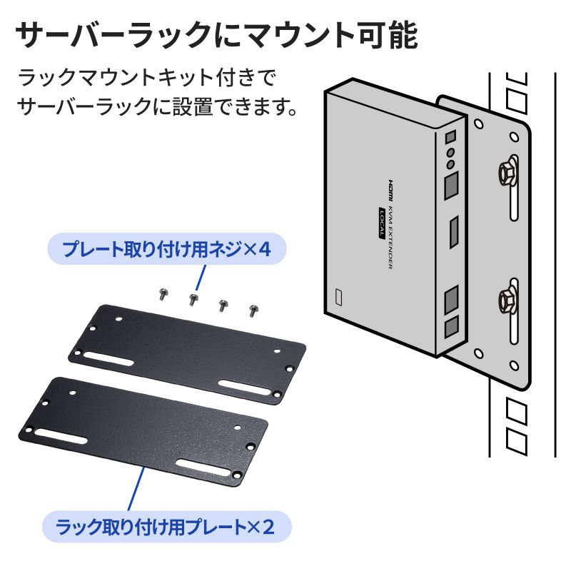 SANWA SUPPLY KVM エクステンダー 有線 送受信機 セット 4K 高