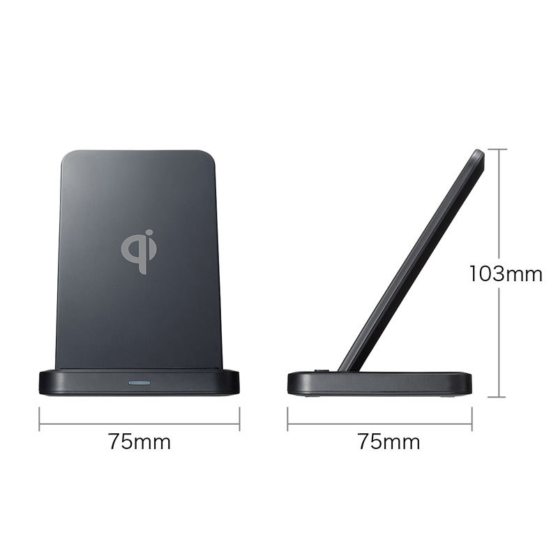 SANWA SUPPLY（サンワサプライ） ワイヤレス充電器 置くだけ充電 充電