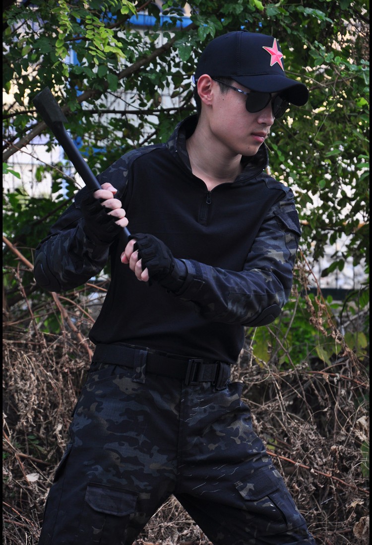 サバゲー装備 迷彩服 上下セット ミリタリーウェア 戦闘服