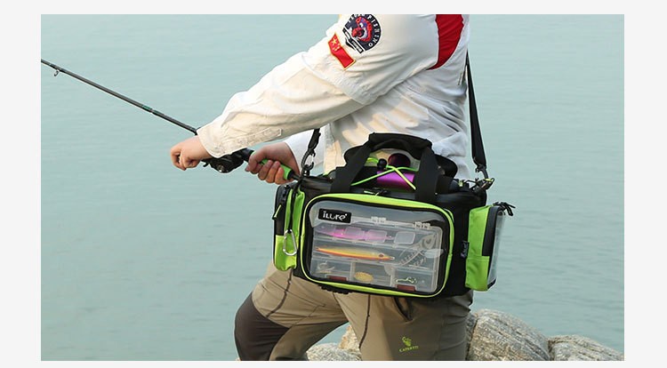 ルアーバッグ フィッシングバック コンパクト 釣りバッグ 防水 手提げ