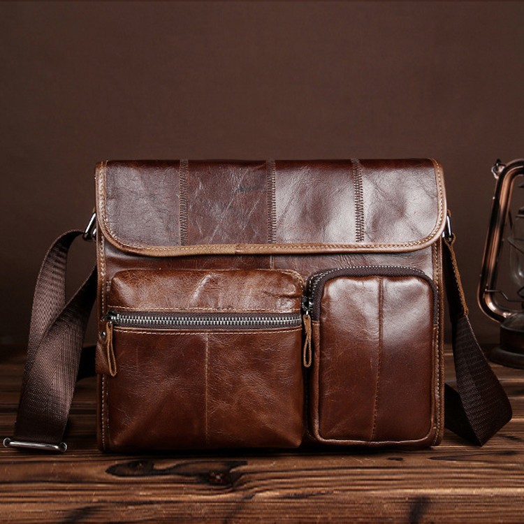本革 メッセンジャーバッグ ショルダーバッグメンズ 斜めがけ 2way