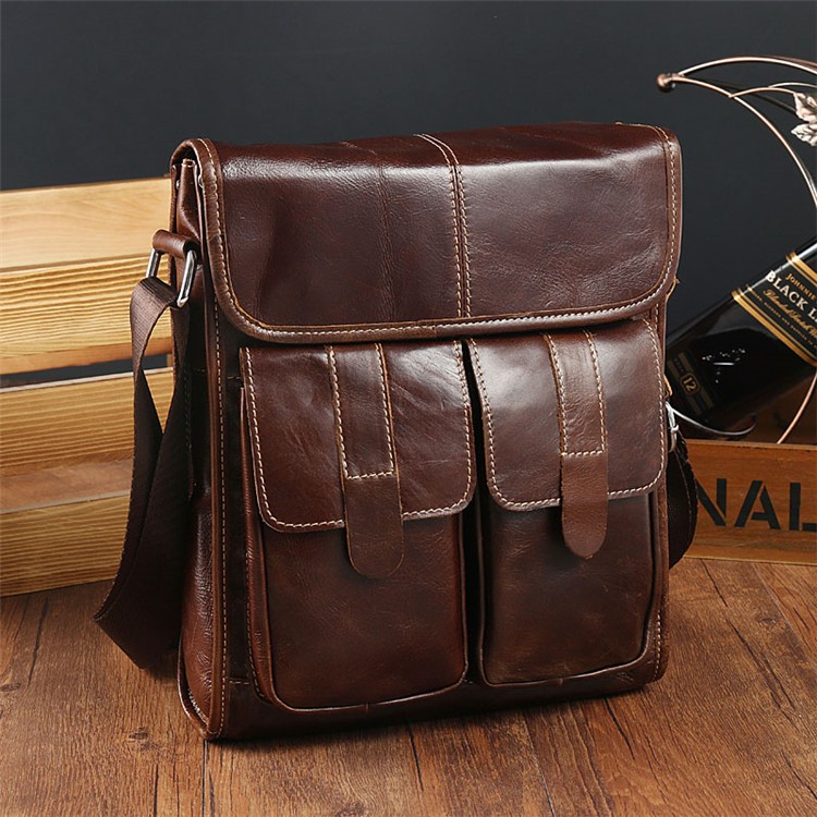 本革 メッセンジャーバッグ ショルダーバッグメンズ 斜めがけ 2way