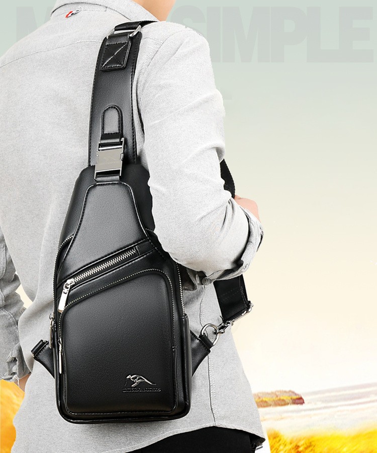 ボディバッグ メンズ 本革 2way 縦型 斜め掛け ショルダーバッグ