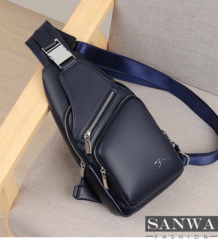 ボディバッグ メンズ 本革 2way 縦型 斜め掛け ショルダーバッグ