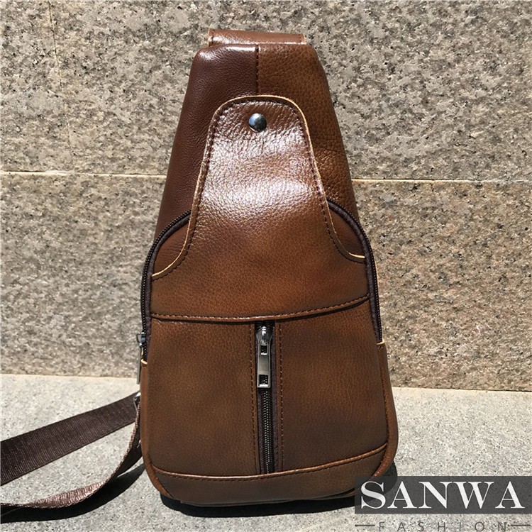 ボディバッグ メンズ 本革 2way 縦型 斜め掛け ショルダーバッグ