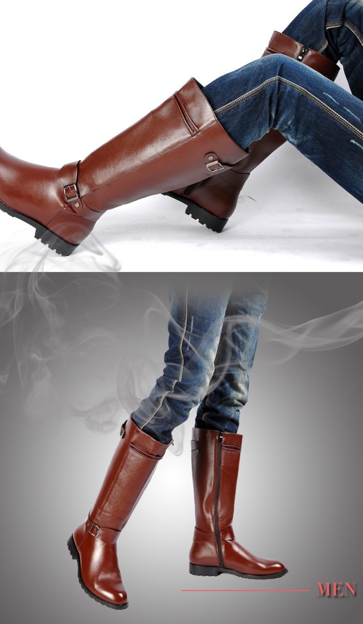 バイクブーツ メンズ ブーツ エンジニアブーツ ロング丈 ミリタリー