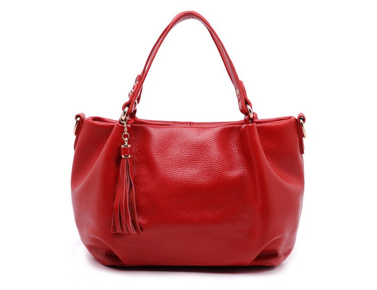 レディースバッグ 本革 トートバッグ タッセル 大容量 牛革