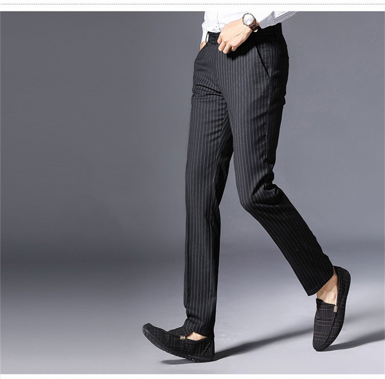 スラックス メンズ チノパン ビジネスパンツ テーパードパンツトレンド ストライプ カジュアル 出張 春秋 ビジネス スーツパンツ 男性用 紳士 細身 スリム美脚 Slacks007 Sanwa Fashion 通販 Yahoo ショッピング