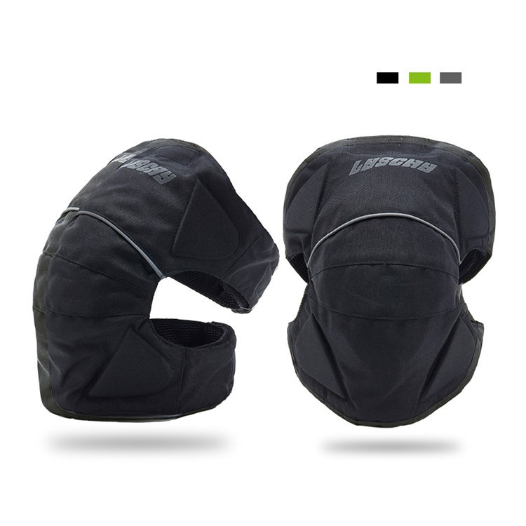 ナイロン バイクプロテクター 膝 プロテクター 2点セット 膝当て