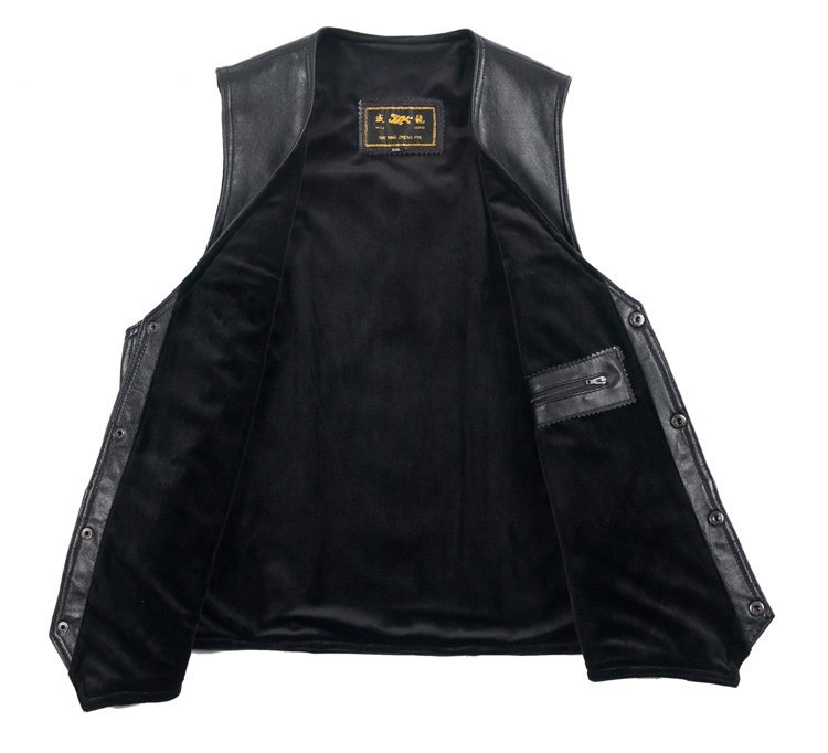 春夏秋冬 本革 ベスト メンズ レザーベスト ラム革 ジレベスト ベスト