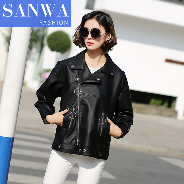 レディース革ジャン 秋冬 レザージャケット おしゃれ 合わせやすい ライダースジャケット バイクウェア シングル 防寒防風 ロック Mafppoinre Motorimports Co Uk