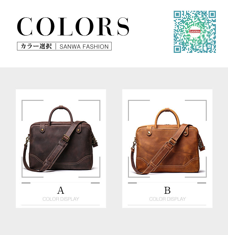 ハンドバッグ トートバッグ メンズ 本革 2way 手提げバッグ ショルダーバッグ レザー 手提げ 斜めがけ ビジネスバッグ 通勤通学 鞄_2