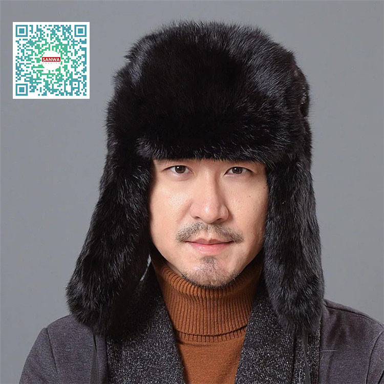 ファーキャップ 帽子 メンズ 秋冬 ファー ハット ロシア帽 本物