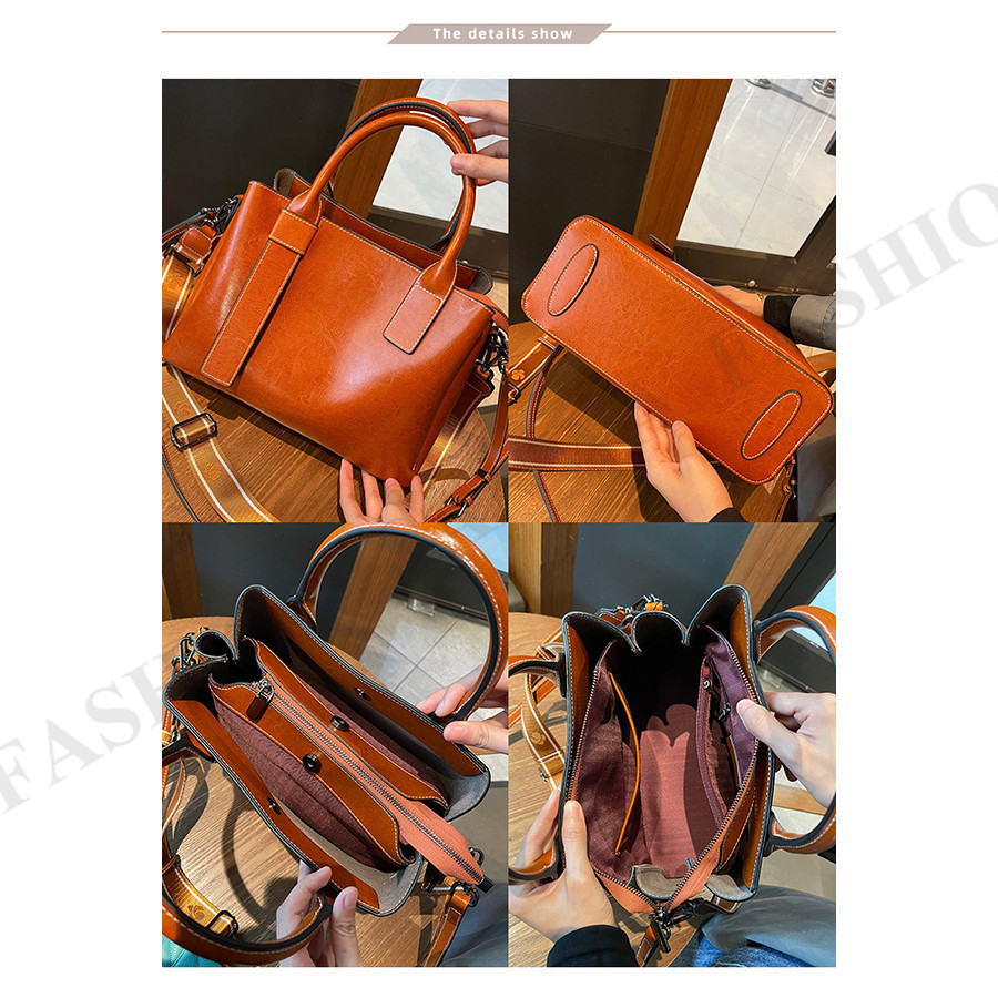 レディース ハンドバッグ 大小 本革バッグ レザー 上品 高級感