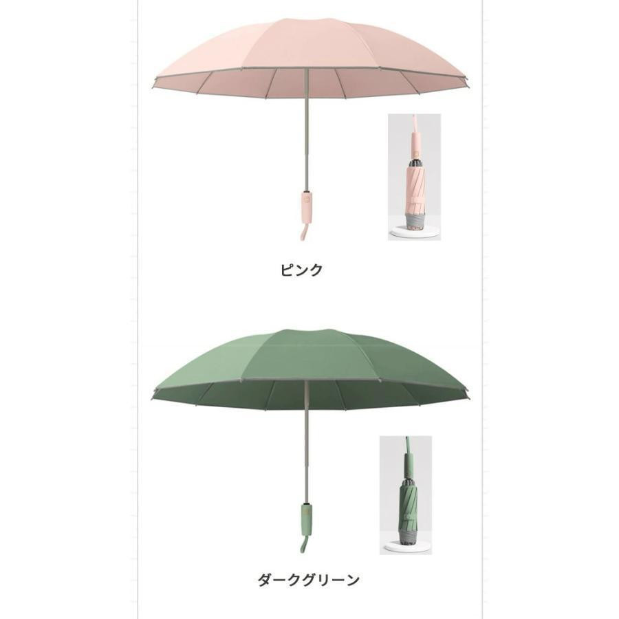 逆さ傘 折りたたみ傘 折り畳み傘 ワンタッチ ...の詳細画像3
