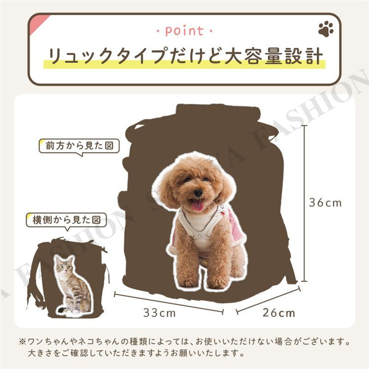 ペットキャリーバッグ ペットキャリーリュック ペットリュック ペット キャリー ペットキャリー リュック バッグ ペット キャリー 猫 犬 旅行 通院_6