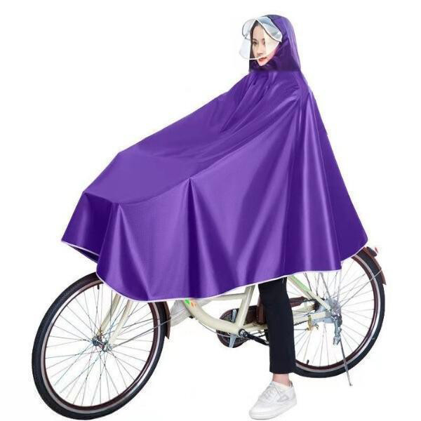 レインコート 自転車 カッパ ポンチョ カゴまで 雨具 ダブルバイザー 2重つば |  | 10